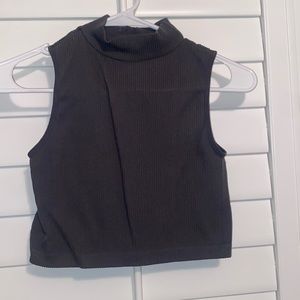 Turtle neck crop top